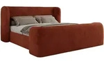 MKS Polsterbett, Orange, Textil, 2-Sitzer, H3 + H4, 7-Zonen, Rechteckig,...