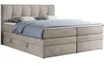 MKS Boxspringbett, Beige, Textil, 2-Sitzer, H4, Rechteckig, 180x200 cm,...