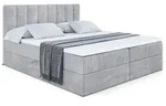 Altdecor Boxbett, Hellgrau, Holzwerkstoff, H&ouml;he ca. 20 cm, 160x200 cm, Schlafzimmer,