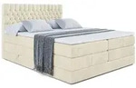 Altdecor Boxspringbett, Beige, Holzwerkstoff, H&ouml;he ca. 37 cm, 140x200 cm,