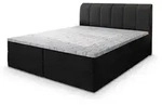 Masseno Boxbett, Schwarz, Holz, H2 + H3, 180x200 cm, Schlafzimmer, Betten,