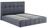 CLP Polsterbett, Dunkelgrau, Textil, 182x218 cm, Schlafzimmer, Betten, Polsterbetten