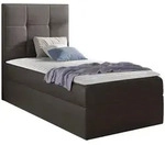 Mirjan24 Boxbett, Graphit, Holz, 90x200 cm, Schlafzimmer, Betten, Boxspringbetten