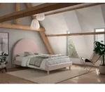 Vipack Kinder-/Juniorbett, Rosa, Holz, Pinie, Uni, 140x200 cm,