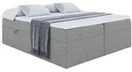 Altdecor Boxbett, Grau, Holzwerkstoff, H&ouml;he ca. 20 cm, 180x200 cm,...