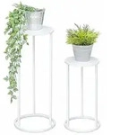 DanDiBo Blumenhocker, Wei&szlig;, Metall, 20x50x20 cm, Wohnzimmer, Wohnzimmertische,