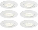 Led, Wei&szlig;, Metall, Rund, 8.2x9.5x8.2 cm, Lampen & Leuchten, Innenbeleuchtung,