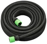 Relaxdays Tropfschlauch, Schwarz, Kunststoff, Metall, 3 cm, Gartenzubeh&ouml;r,