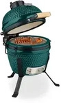 Relaxdays Kamado-Grill, Dunkelgr&uuml;n, Keramik, Metall, 56.5 cm, Grills &