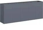 vidaXL Pflanzk&uuml;bel, Anthrazit, Metall, 200x80x40 cm, Gartenzubeh&ouml;r, Hochbeete