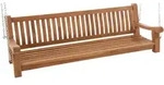 Deluke Schaukelbank, Teak, Holz, 200x62x70 cm, Gartenm&ouml;bel, Hollywoodschaukeln