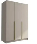Mirjan24 Kleiderschrank, Beige, Holzwerkstoff, 9 F&auml;cher, Rechteckig,...