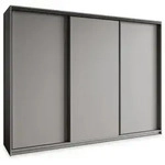 Masseno Schwebet&uuml;renschrank, Graphit, Holzwerkstoff, 9 F&auml;cher, 4 Schubladen,