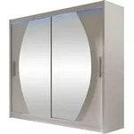 Mirjan24 Kleiderschrank, Kaschmir, Holzwerkstoff, Rechteckig, 180x215x58 cm,