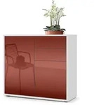 Vladon Kommode, Bordeaux, Holzwerkstoff, 79x74x36 cm, Wohnzimmer, Kommoden &