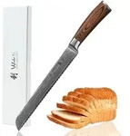 Wakoli Brotmesser, Braun, Holz, Metall, 30 cm, Kochen, K&uuml;chenmesser, Brotmesser