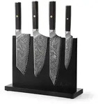 Wakoli Messer-Set, Schwarz, Holz, Metall, 1x1x1 cm, Kochen, K&uuml;chenmesser,