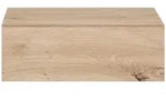 CARO-M&ouml;bel Nachttisch, Eiche Artisan, Holzwerkstoff, Mode, 42x14x30 cm,