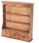 Design Delights Wandregal, Natur, Holz, 62x67x15 cm, Wohnzimmer, Regale,...