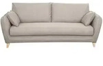 Miliboo Schlafcouch, Beige, Textil, 103x81x201 cm, Wohnzimmer, Sofas & Couches,