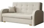 Mirjan24 Schlafsofa, Creme, Holz, 3-Sitzer, Rechteckig, 153x85x98 cm,...