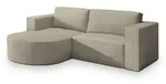Masseno Ecksofa, Beige, Holz, 4-Sitzer, L-Form,L-Form, 263x174 cm, Wohnzimmer,...