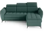 Beautysofa Eckschlafsofa, Dunkelgr&uuml;n, Textil, L-Form,L-Form, 235x176 cm,...