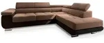Masseno Ecksofa, Beige, Holzwerkstoff, 5-Sitzer, L-Form,L-Form, 275x202 cm,