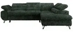 MKS Ecksofa, Gr&uuml;n, Metall, 3-Sitzer, L-Form, 273x208 cm, Oeko-Tex&reg;, Wohnzimmer,