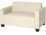 MCW 2-Sitzer-Sofa, Wei&szlig;, Textil, 136x76x72 cm, Wohnzimmer, Sofas & Couches, Sofas,