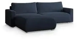 Masseno Ecksofa, Blau, Kunststoff, 3-Sitzer, L-Form,L-Form, 265x183 cm,...