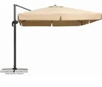 Schneider Ampelschirm, Natur, Textil, 359x273x300 cm, 360&deg; drehbar, lichtecht,