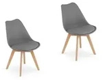 Home Collective Esszimmerstuhl, Grau, Holz, 49x82x49 cm, Esszimmer, St&uuml;hle,