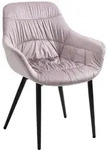 Mid.you Armlehnstuhl, Rosa, Textil, konisch, 63x81.5x61 cm, Esszimmer, St&uuml;hle,