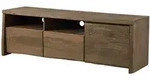 Massivmoebel24 Tv-Board, Braun, Holz, Echtholz,Mangoholz, 2 Schubladen,...