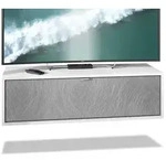 Vladon Lowboard, Silber, Holzwerkstoff, 100x29x37 cm, Wohnzimmer, Wohnw&auml;nde,