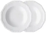 Rosenthal Suppentellerset Maria - Weiss, Wei&szlig;, Keramik, 2-teilig, 23.5x5.3x24.5 cm,