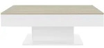 Ml-Design Couchtisch, Braun, Holzwerkstoff, 40x110x60 cm, Wohnzimmer,