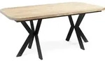 WFL Group Esstisch, Eiche Wotan, Metall, 14-Sitzer, Oval,Oval, 280x76x100 cm,