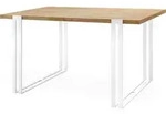 WFL Group Esstisch, Eiche Wotan, Metall, 10-Sitzer, Rechteckig,Rechteckig, 240x76x80