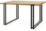 WFL Group Esstisch, Eiche Wotan, Metall, 10-Sitzer, Rechteckig,Rechteckig,...