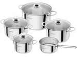 Henckels by Zwilling Kochtopfset Reflection, Metall, 5-teilig, 16 cm,20 cm,16...