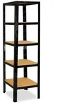 shelfplaza Schwerlastregal, Schwarz, Metall, Quadratisch, 60x180x60 cm, Freizeit,