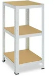 shelfplaza Schwerlastregal, Creme, Metall, Quadratisch, 50x90x50 cm, Freizeit,