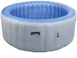 MCW Ersatz-Whirlpool, Grau, Blau, Textil, 180x63x180 cm, Freizeit, Pools und