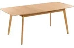 Beliani Esstisch, Hellbraun, Holzwerkstoff, 6-Sitzer, Rechteckig, 90x75x190 cm,