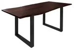 Massivmoebel24 Baumtisch, Braun, Holz, Echtholz,Akazie, 8-Sitzer, 100x76x200 cm,