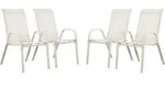 Habitat Garten Gartensessel, Beige, Metall, 75x92x53 cm, Gartenm&ouml;bel,...