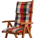 Beautissu Hochlehnerauflage, Mehrfarbig, Textil, 1-Sitzer, F&uuml;llung:...