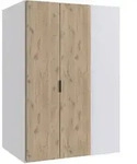 Boxxx Begehbarer, Wei&szlig;, Eiche, Holzwerkstoff, 9 F&auml;cher, 135.2x197x97 cm, BQ -